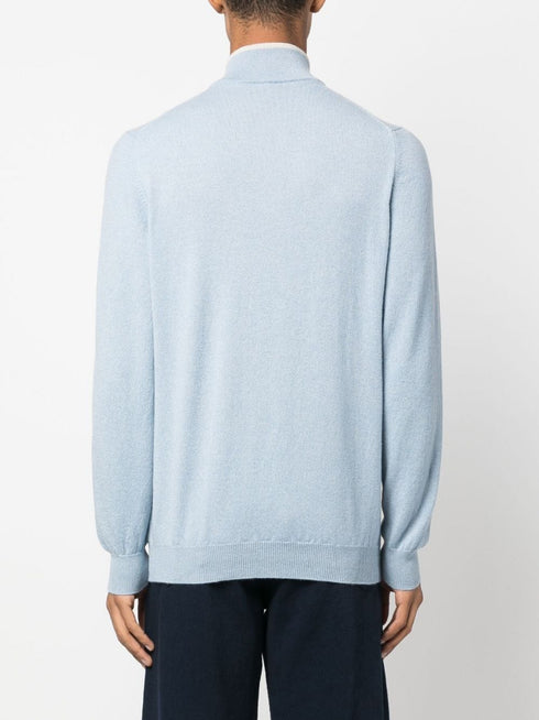 Favonio quarter-zip cashmere jumper